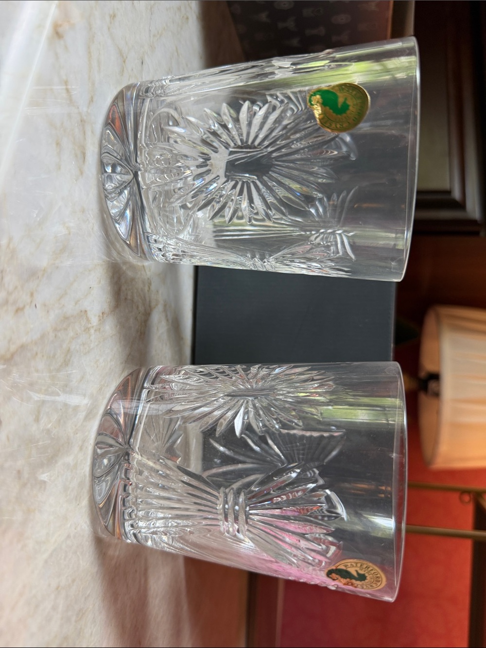 NIB Waterford The Millennium Collection Toasting Double Old Fashions
